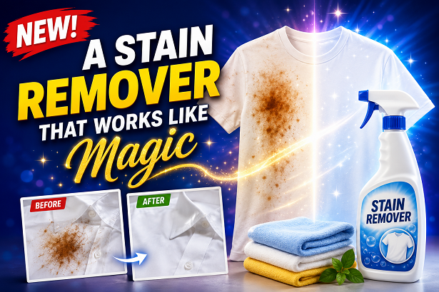 New! A Stain Remover That Works Like Magic