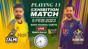Peshawar vs Quetta Exhibition