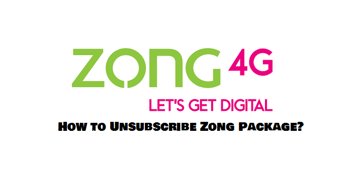 How to Unsubscribe Zong Package