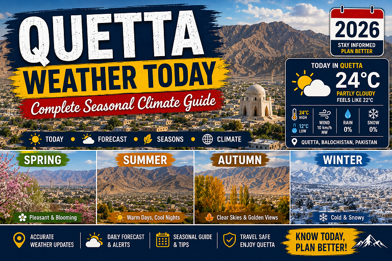 Quetta Weather Today & Complete Seasonal Climate Guide