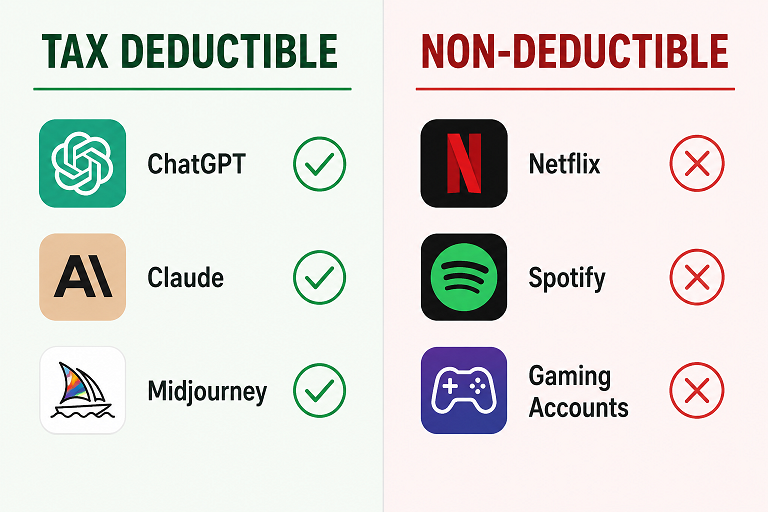 Tax deductible vs non-deductible comparison